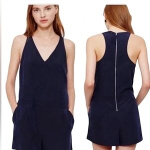 Lou and Grey Navy Blue Short Romper size Small